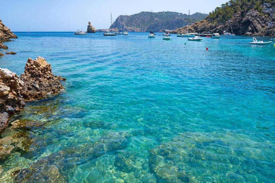 mejor zona para alojarse en formentera